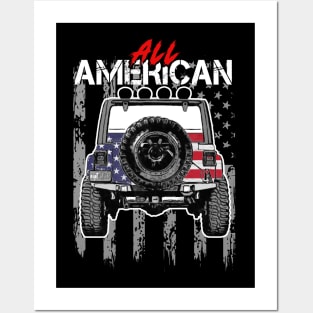 Jeep Wrangler Grandpa Posters and Art